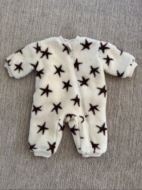NWT Rylee + Cru Sherpa Fleece Romper Size 6-12m